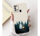 For Samsung Galaxy A21s Case A217 SM-A217F Cover Cute Panda Cartoon Camera Protection Soft Funda For Samsung A21s SM-A217F Coque
