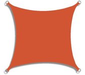 2x3m Orange Rectangular Shade Sail,Waterproof UV Protection Awning for Garden Patio Outdoor Patio Pool with Free Rope