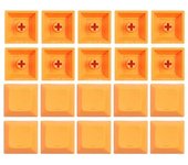 20 PBT DSA 1U Keys, Unrecorded Key Covers For Cherry Mx, Shipped Directly