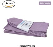 6 Pack Table Napkins Cloth Kitchen Tea Yellow Orange Color Towel Wedding 18 X 12 Inches Durable Reusable for Family Dinners