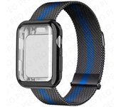 Case+ese Loop For Apple Watch Band 44mm 38mm-42mm-40mm Metal Magnetic bands iwatch Series 9 8 7 6 5 4 3 SE 45mm 41mm Strap