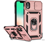 Adecuado Para Apple iPhone X XS XR Max Soporte De Coche Anticolisión Carcasa De Ventana De Empuje Militar