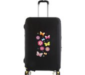 Color Printed Design Travel Trolley Case Cover Protector Washable Suitcase Cover Luggage Storage Covers for Luggage Cover