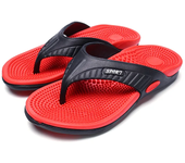 YRZL Men's Flip Flops Massage Granule Men Slippers Comfortable Beach Sandals Men Casual Shoes House Flip Flops Bathroom Shoes