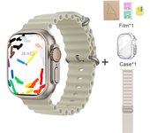 2025 New HK9 Ultra 2 MAX Smartwatch Bluetooth Call Heart Rate Detection Sports Mode Flashlight 1GB Memory AMOLED Compatible with Android IOS Smartwatch