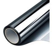 Privacy Window Film One-Way Mirror Film Anti UV Sun Protection Film Self-Adhesive Film (30x200cm)