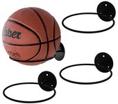 "Soporte Mural para Baloncesto y Fútbol - Organizador de Pelotas Multifunción, Estantería Deportiva de Hierro Forjado, Portabolas Decorativo y Funcional para Pared, Expositor Balones Deportivos – Envío Rápido Miravia"