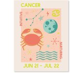 Abstract Matisse Cocktail Vodka Zodiac Astrology Wall Art Canvas Painting Nordic Posters And Prints Wall Pictures For Home Decor