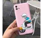 For Realme C11 2021 Case Funny Couple Lovely Bear Child Fshion Phone Cover For Realme C11 RMX3231 RealmeC11 2021 Soft Silicone