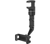 Soporte de teléfono giratorio para coche, soporte multifuncional para espejo retrovisor, navegación GPS, 360 grados