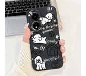 For Honor X5 Plus HonorX5 Phone Case Soft Matte Silicone Capa Huawei Honor X5Plus Funda Goothic Style Cartoon Flower Back Cover