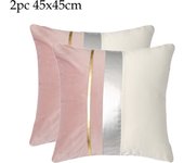 ANUMEI Pack of 2 Luxury Velvet Cushion Cover 45x45cm 30x50cm Home Decor Pillow Case Decorative Sofa Pillows Cover Design Grey