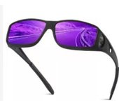 Nuevas gafas de sol polarizadas, conjunto de miopía, conducción anti-luz de carretera, gafas de sol a prueba de viento para montar al aire libre para hombres y mujeres