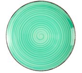 Juego de Platos de  Colores, Platos Postrepara Ensalada Aperitivo Fruta Tartas, Apto para Microondas y Lavavajillas, Pintados