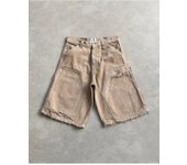 Pantalones cortos de mezclilla rasgados para hombres y mujeres, pantalones hasta la rodilla, lavado Harajuku Vintage, pantalones de baloncesto, pantalones cortos de motorista con agujeros, pantalones de calle, Y2k