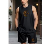 TOQUCL Men Sports Tank Top Matched with Shorts