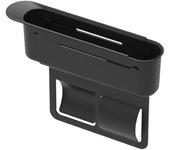 1/2pcs Retractable Car Seat Gap Storage Box Phone Key Organizer Practical Car Seat Gap Filler Scalable Large Capacity