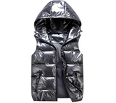 Chaleco de invierno de Color brillante para hombre, chaqueta, chaleco, calentador corporal, cortavientos ligero, abrigo de plumón, tela de invierno