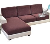 100% cubierta de cojín de sofá impermeable, cubierta protectora de sofá Jacquard grueso, cubierta de respaldo de sofá de peluche
