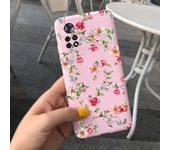 For Xiaomi Poco X4 Pro 5G Case Fashion Feather Painted Silicone Cover For Xiaomi Poco M4 Pro 4G Funda Soft Coque PocoX4 Pro Bags