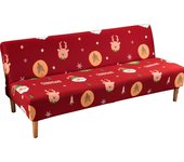 Cubierta de sofá sin reposabrazos, cubierta de cama de sofá, cubierta protectora de sofá futun, decoración navideña
