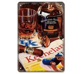 Retro Whisky Poster Vintage Plate Iced Whiskey Glass Cigar Metal Tin Signs Bar Club Pub Man Cave Plaque Wall Art Decor