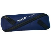 Multifunctional Canvas Pencil Case Japanese Style S Design Zipper Stationery Bag Large Capacity Simple Pen Bag School