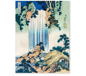 Antique Print Wall Art Lotus Fish Willow Tree Canvas Painting High Mountain Scenery Poster Home Bedroom Living Room Decoration