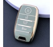 New TPU Car Key Case Cover for Kia Sportage Cerato Optima K2 K3 K4 K5 Rio Picanto K2 Soul Sorento Ski Sedona 4 Button Key Case