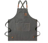 Fashion Canvas Apron Home Kitchen Gardening Work Dress Women's Kitchen Restaurant Work Apron