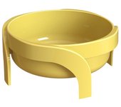 With Stand Raised Anti Overturning HIPS Elevated Dog Bowls Neck Protection Candy Color Cat Food Bowl Kitten