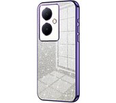 VIVO V29 V29Lite 5G Glitter Plated Clear Phone Case Available in a variety of colors