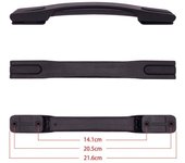 Universal Suitcase Handle Bag Handle Replacement Luggage Handle Handle Grip Trolley Handle Travel Black Luggage Bag Accessories