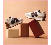 Leten 【Authentic Guarantee】 327 NB327 Moonbeam Outerspace Burdy MEN AND WOMEN SHOES Work shoes