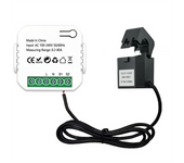 Tuya Smart ZigBee Energy Meter 80A with Clamp App Monitor KWh Voltage Current Power Consumption 110V 240V