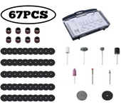 DEKO Kit 126PCS de Herramientas Rotativas Mini Herramientas Rotativas de Mano para Madera/Metal, Amoladora Eléctrica Taladradora