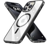 Funda no amarillenta para Magsafe Mag Safe iPhone 15 Pro Max 14 Plus 13 Mini 12 11 X XS XR SE 2022 2020 8 accesorios de cubierta de teléfono