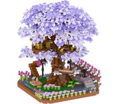 Cherry Blossom Bonsai  Sakura House Tree Building Set, S 2200Pcs Mini Micro Bricks Collectible Creative for Teens Girls Boys 14+