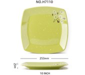 Vajilla de imitación de porcelana de plástico, anticaída y duradero