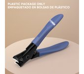 Vancostar-cortaúñas de acero inoxidablecortador de borde curvo afilado Premiumrecortador para dedos de los piesantisalpicadurascuidado de uñas en el hogar