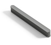 Installion Solid Bar Shape Creative Aluminium Alloy Wardrobe Decor Door Handles Drawer Knobs Drawer Pulls Furniture Hardware