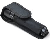 for Torch, Durable Flashlight Holder Nylon Case Belt Clip Tactical Torch Carry Case, Black