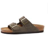 Women Flip-flop Flat Sandal Plus Size Randi Shoes Vintage Soft Wood Bottom 43 42 41 40