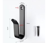Strong Bearing Capacity Wall Coat and Hat Hook Anticorrosion Rust-resistant Wall Storage Hook Cold Rolled Steel High Hardness