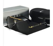 Gafas de sol polarizadas, gafas de sol de montura grande, gafas de conducción, gafas de sapo con protección UV.