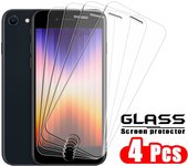 1/2/3/4Pcs For iPhone SE 2022 Glass iPhone SE 2022 2020 7 8 Plus Glass Transparent Clear Screen Protector iPhone SE 2022 Glass