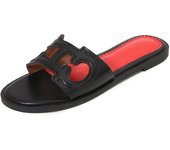GASL- Chanclas Mujer Playa 2025 - Plano Minimalista con Tira Ancha, Material Transpirable para Viajes y Ciudad