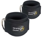 Soft padded D-ring, gym support fist, leg strength training, pulley, adjustable ankle strap with Fiess cable machine, 2 pieces.