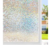 New Frosted Window Privacy Film Static Cling UV Blocking Glass Window Film Removable Window Film Glass Windows