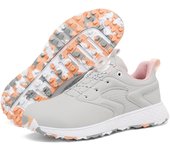 Zapatos de golf zapatos de golf de pareja con botón giratorio impermeable para hombres y mujeres zapatos deportivos casuales